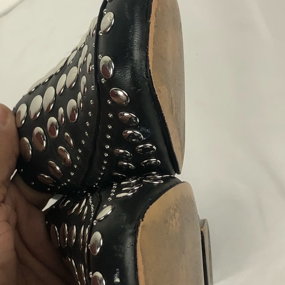 🎉1 State Black Studded Loafers - Picture 3 of 9